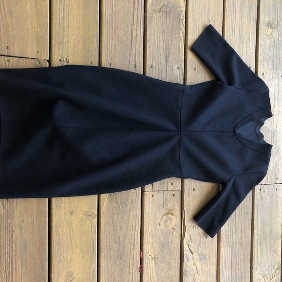 Emporio Armani Black Fitted Dress - Picture 4 of 8